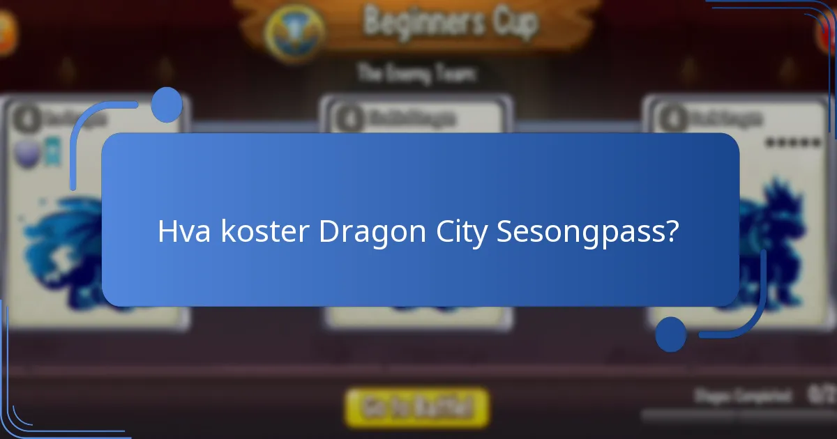 Hvordan sammenligner Dragon City Sesongpass med tidligere sesonger?