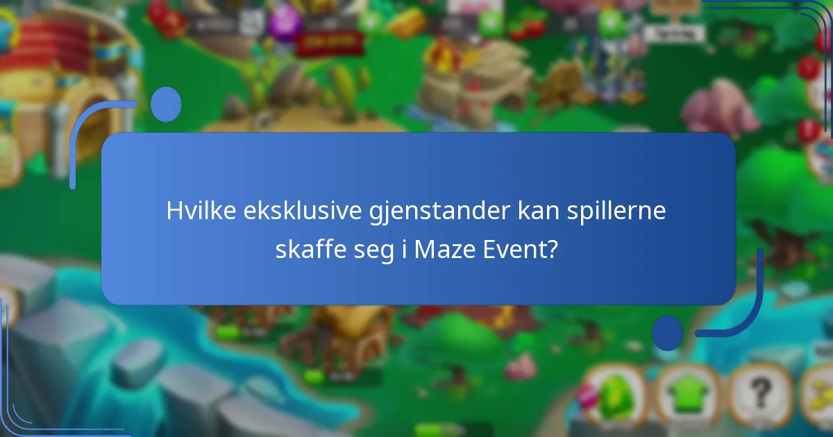 Hvilke samlerdrager er med i Maze Event?